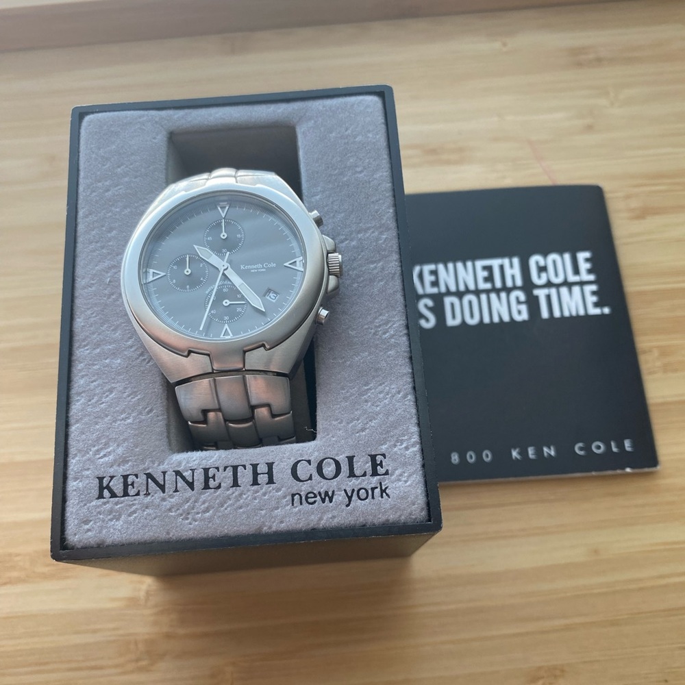 Kenneth Cole New York KC3203 Chronograph Watch, All Stainless